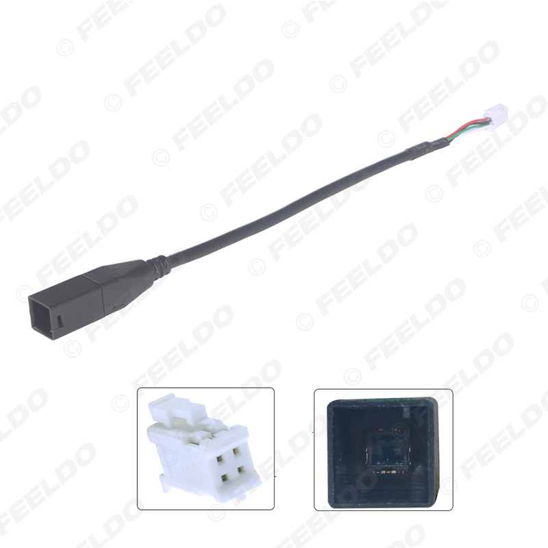 Kompatibel Mit Navigationssystem-upgrades Für Toyota Camry, Rav4, Highlander, Mazda 2 Und Forester, Die 4-polige Anschlüsse Verwenden, Um Das Originale Usb-kabel Des Fahrzeugs Wiederherzustellen.