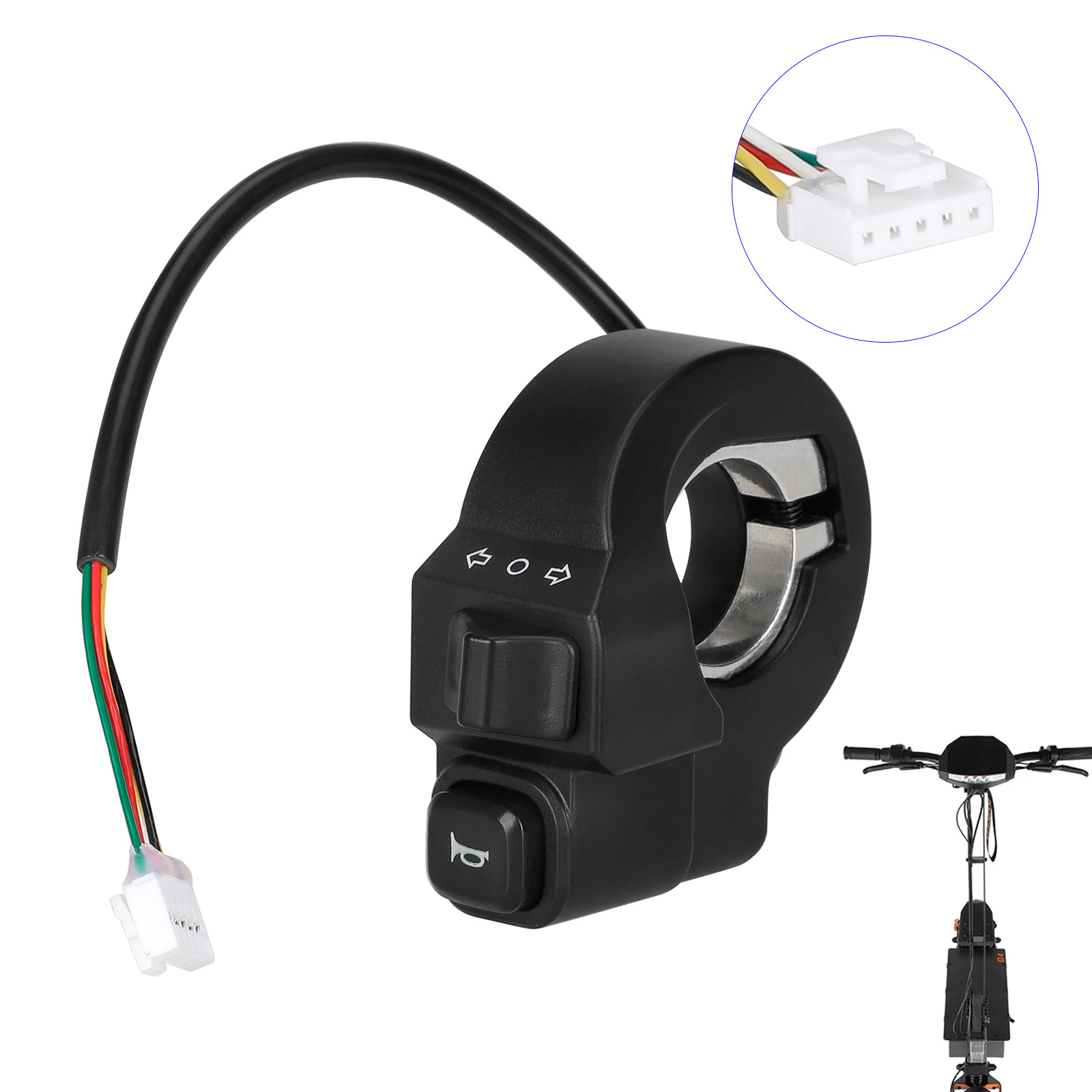 Kompatibel Mit Dem Blinker- Und Hupenschalter Kukirin G3/g4 Sowie Dem Kombinierten Licht- Und Hupenschalter Für Elektroroller.