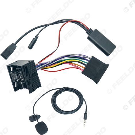 Kompatibel Mit Dem Originalen Bmw E46 Aux Wireless Bluetooth-adapterkabel Für Musik Und Anrufe Mit Mikrofon.