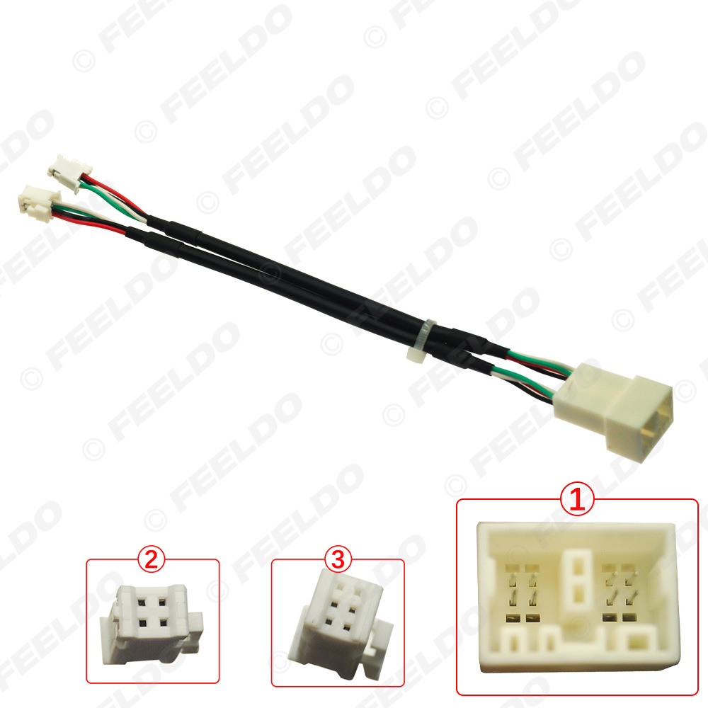 Kompatibel Mit Dem Originalen Toyota 2024-2025 Usb-kabel, 4-polig/6-polig, Fahrzeugspezifisches Usb-adapterkabel.
