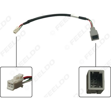 Kompatibel Mit Den Neuen Toyota Corolla, Rav4 Und Camry Modellen, Die Mit Einem 4-poligen Android-navigationssystem Für Große Bildschirme Ausgestattet Sind. Originales Usb-kfz-adapterkabel (4-polig).