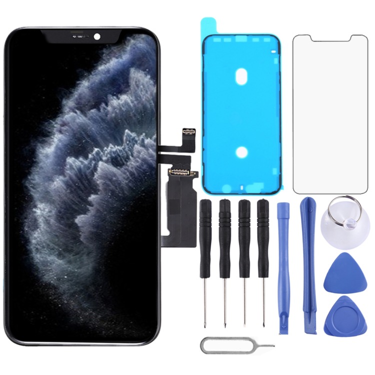 Kompatibel Mit Iphone 11 Pro Gx, Oled-lcd-touchscreen, Set Mit Rahmen (farbe: