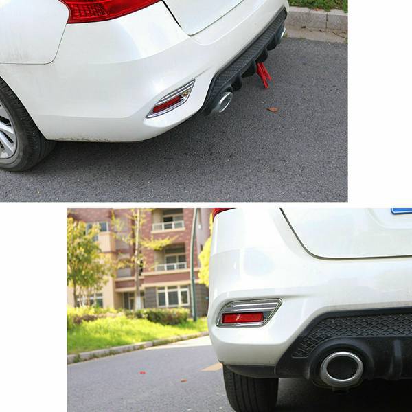 Paar Silberne Abs-abdeckungen Für Nebelschlussleuchten, Passend Für Nissan Sylphy 2016-2017