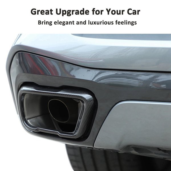Passend Für Bmw X5 (2019–2023) Mit Originaler Carbonfaser-auspuffblendenverkleidung, Auspuffblenden-außenverkleidung Aus Trockenem Carbon