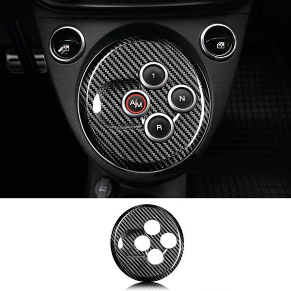 Passend Für Fiat Abas 500: Originale Schaltkulisse Aus Trockencarbon Für Den Innenraum.