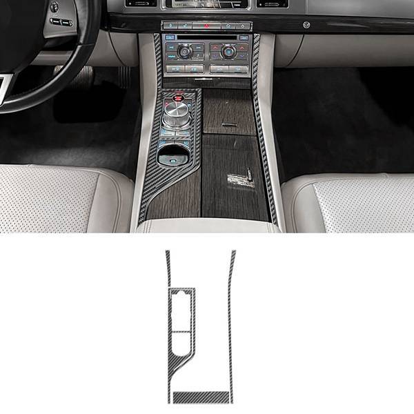 Passend Für Jaguar Xf Linkslenker (baujahre 2008–2015), Schaltkulisse Aus Weicher Kohlefaser