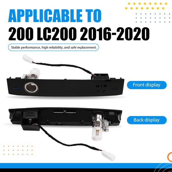 Passend Für Toyota Land Cruiser 200 Lc200 (baujahre 2016–2020): Usb-buchse, Voltmeter, Ladegerät, Schalter