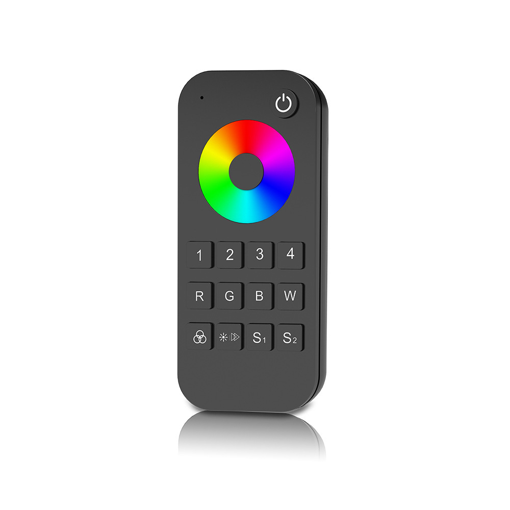 Rt9 Led-controller – Vier-zonen-rgb/rgbw-fernbedienung Mit Hochempfindlichem Farb-touchring