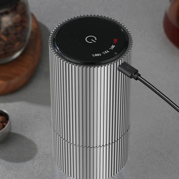 Set. Farbe: Schwarz. Material: Kunststoff Und Metall. Elektrische Kaffeemühle (5 V Gleichstrom), Kleine Kaffeemühle Für Den Hausgebrauch.