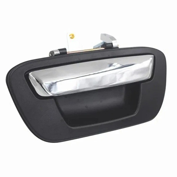 Stück Spezifikation: Ohne Löcher Farbe: Schwarz + Silber Material: Abs Heckklappengriff (hinten)