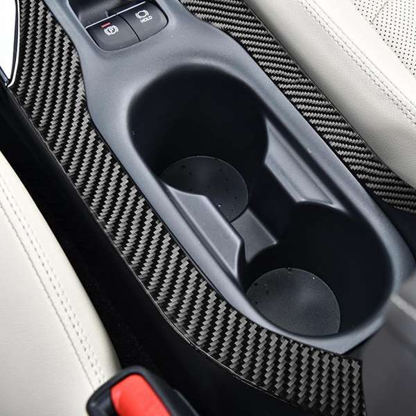 Zwei Zierleisten Aus Kohlefaser Für Den Schalthebel Des Toyota Corolla (modelljahre 2019–2023).