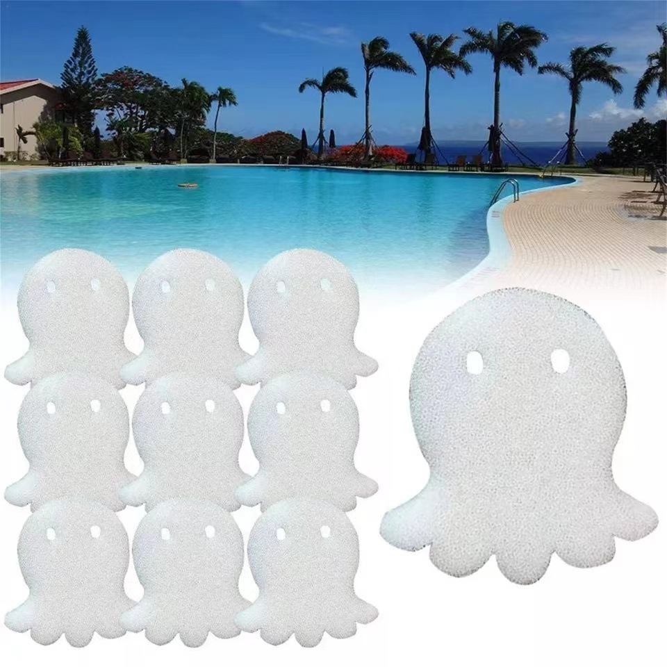 Ölabsorbierender Schwamm Für Schwimmbäder, Bestseller, Hocheffizienter Ölabsorbierender Schwamm, Oktopusförmiger Filterschwamm.
