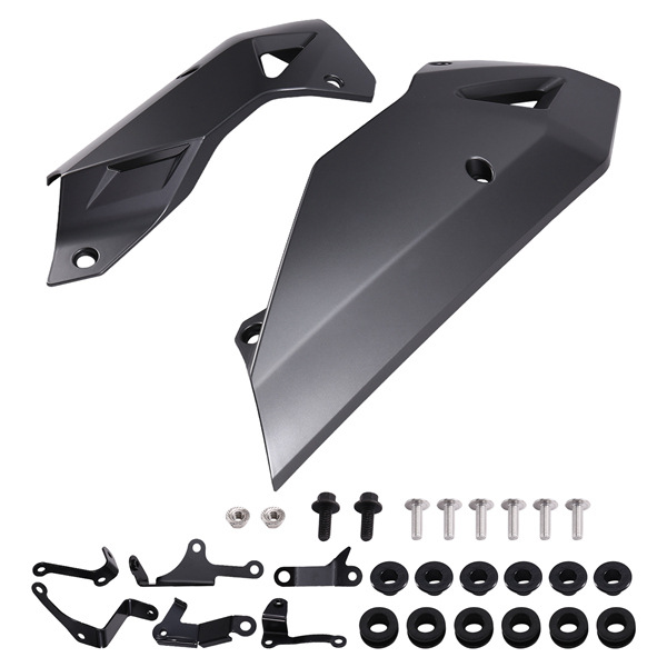 1 Set. Farbe: Grau. Material: Kunststoff + Metall. Motorraumspoiler-unterbodenschutz.