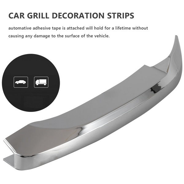 Ein Satz Silberner Abs-zierleisten Für Den Frontgrill, Passend Für Bmw X1 F48 2016-20