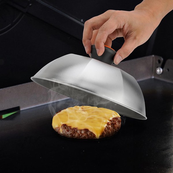 Zwei Farben: Silber. Material: Edelstahl. 23 Cm Edelstahlpfanne Zum Schmelzen Von Käse Und Zubereiten Von Pfannengerichten.