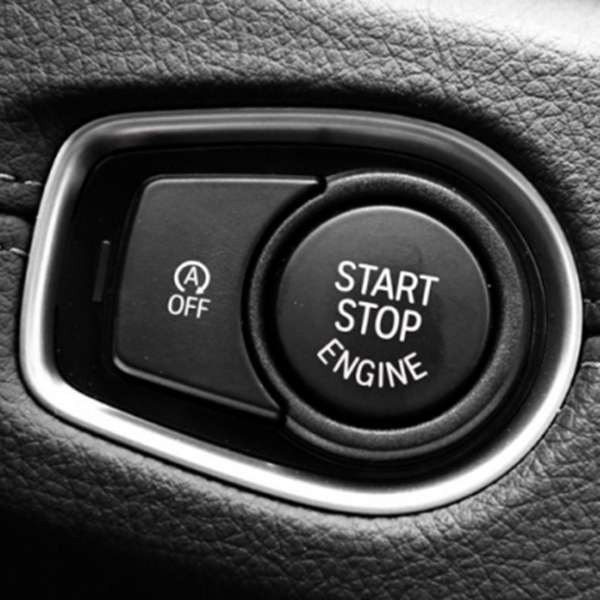 1 Farbe: Schwarz Material: Abs Geeignet Für Die Abdeckung Des Start/stopp-schalters Im Auto.