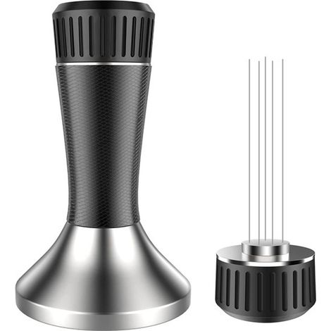 1 Farbe: Schwarz Material: Edelstahl 53,3 Kaffeemaschinengriff, Pulverspender Mit Nadel, Druckplatte Aus Edelstahl.