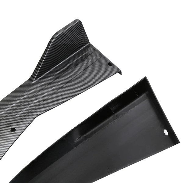 1 Set, Farbe: Schwarz, Material: Pp, Universeller 48 Cm Heckstoßstangenlippenschutz, Stoßstangenumrandung.