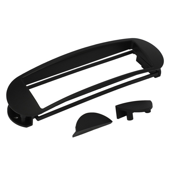 1 Schwarze Abs 1-din Universal-navigationsblende, Universelle Bedienfeldhalterung, Dvd/gps