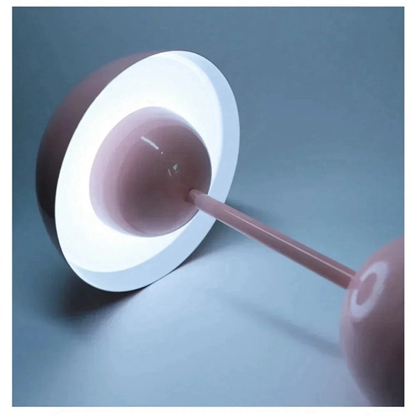 Erhältlich In 1 Farbe: Schwarz Material: Metall Berührungsschalter Oben Led-schreibtischlampe Wiederaufladbar Nordisches, Knospenförmiges Design.