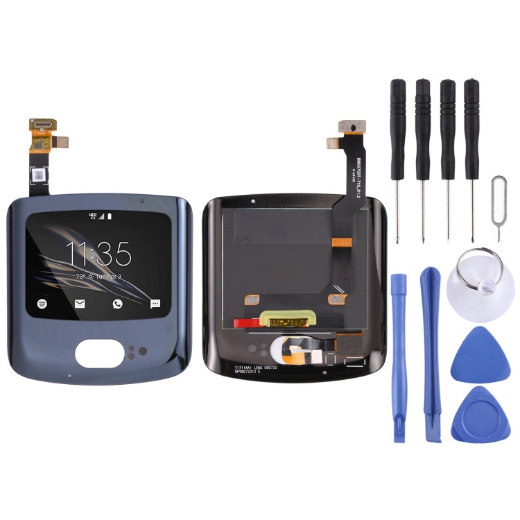 Originaler Sekundärer Lcd-touchscreen Für Motorola Razr 5g (farbe: Schwarz)