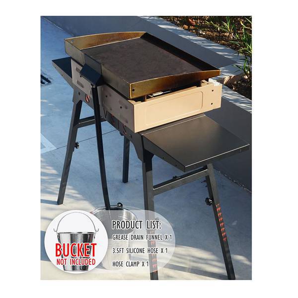 Schwarze Materialien: Backform Aus Metall Und Kunststoff, Fettauffangschale, Blackstone-kartonverpackung.