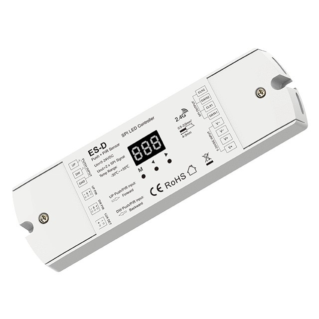 Zweikanaliger 960-pixel-pir-sensor, 5-24 V Dc + Zweikanal-auto-reset-schalter, Spi-controller, Überspannungsschutz (es-d)