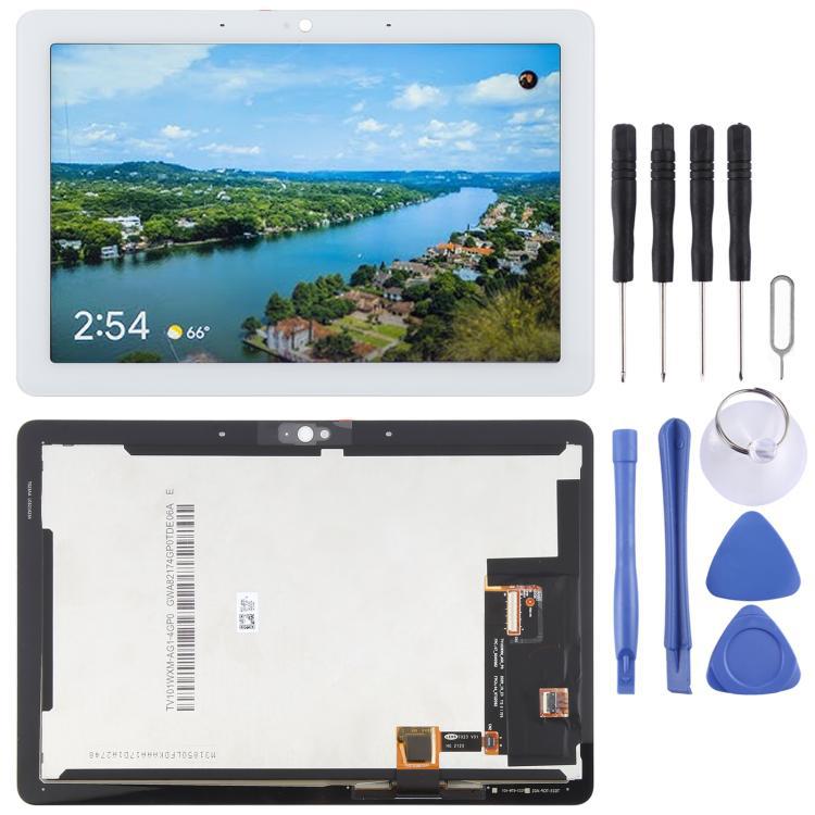 Kompatibel Mit Dem Originalen Lcd-touchscreen Des Google Nest Hub Max (farbe: Weiß)