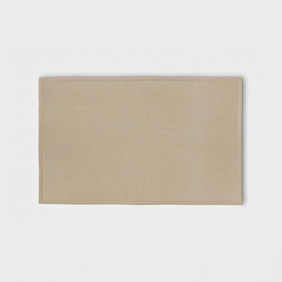 Rutschfester Bouclé-badteppich Aus Stoff 110x60 Bouclè - Beige
