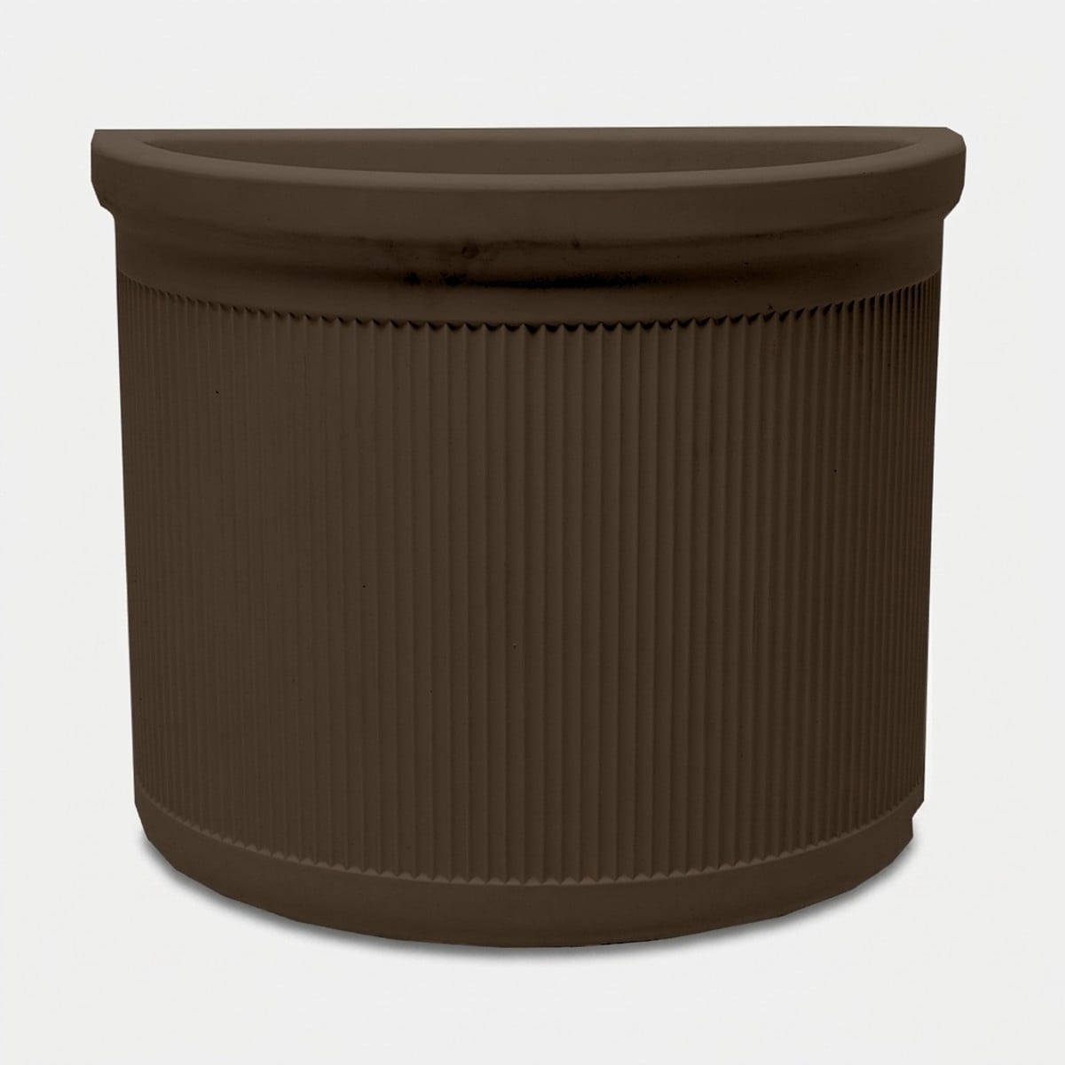 Outdoor-blumentopf Aus Lldpe Millerighe Parete - Braun