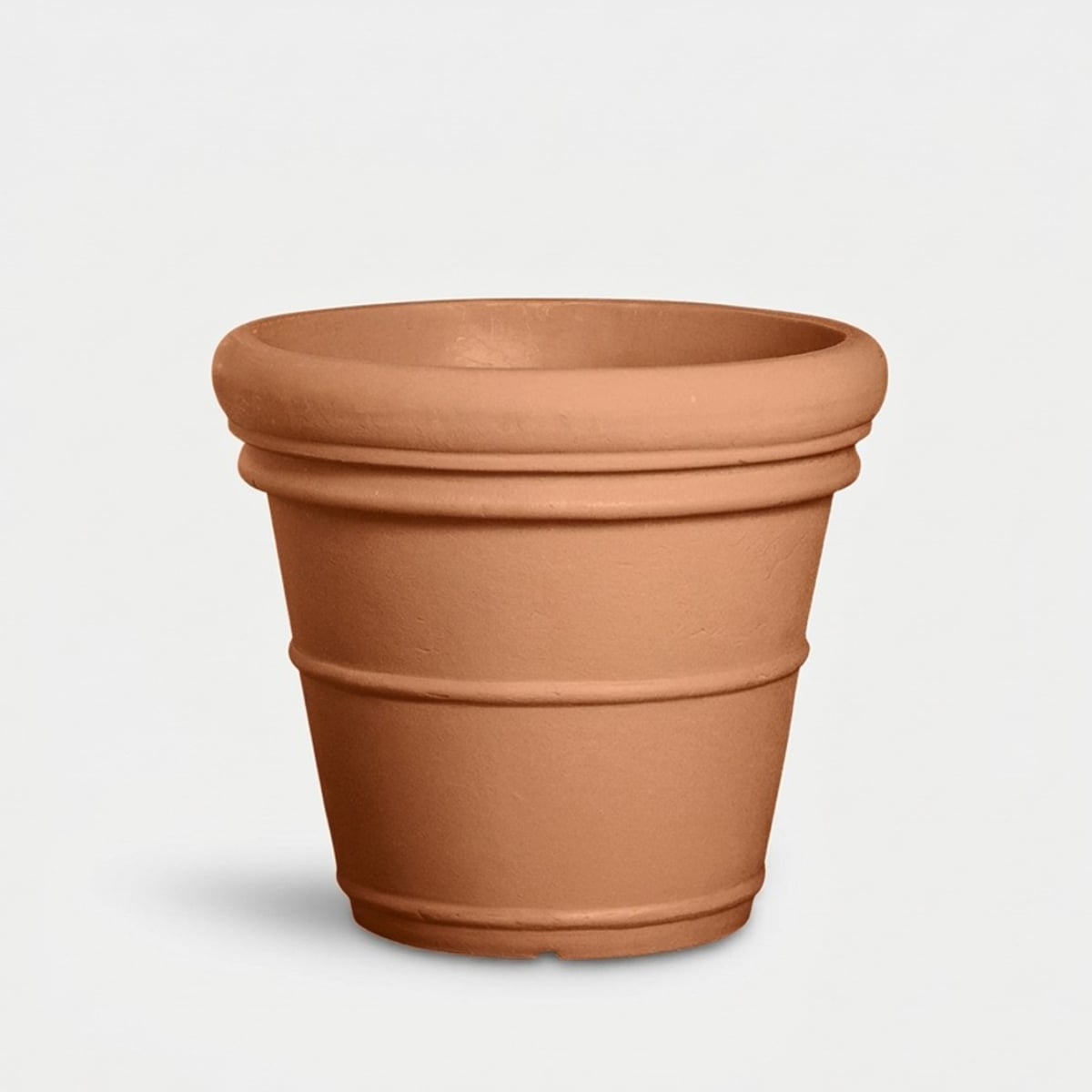 Outdoor-blumentopf Aus Lldpe Neoclassic Grande - Rot