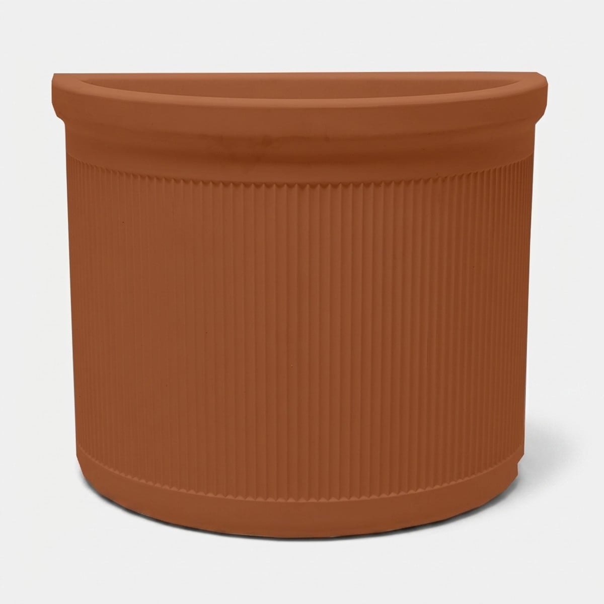 Outdoor-blumentopf Aus Lldpe Millerighe Parete - Rot