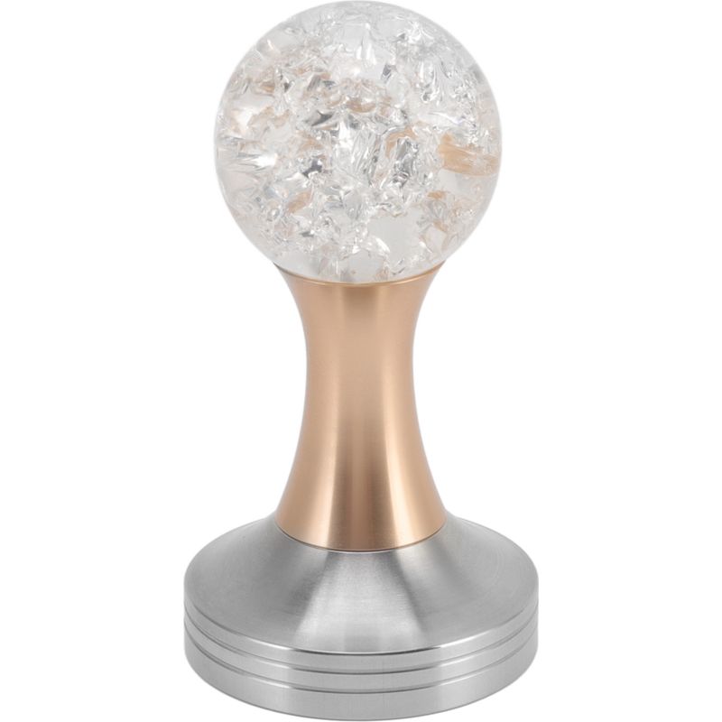 Crystal Ball Flacher Kaffeestößel, Edelstahlfuß, 58-mm-goldstampfer Für Kaffeezubehör