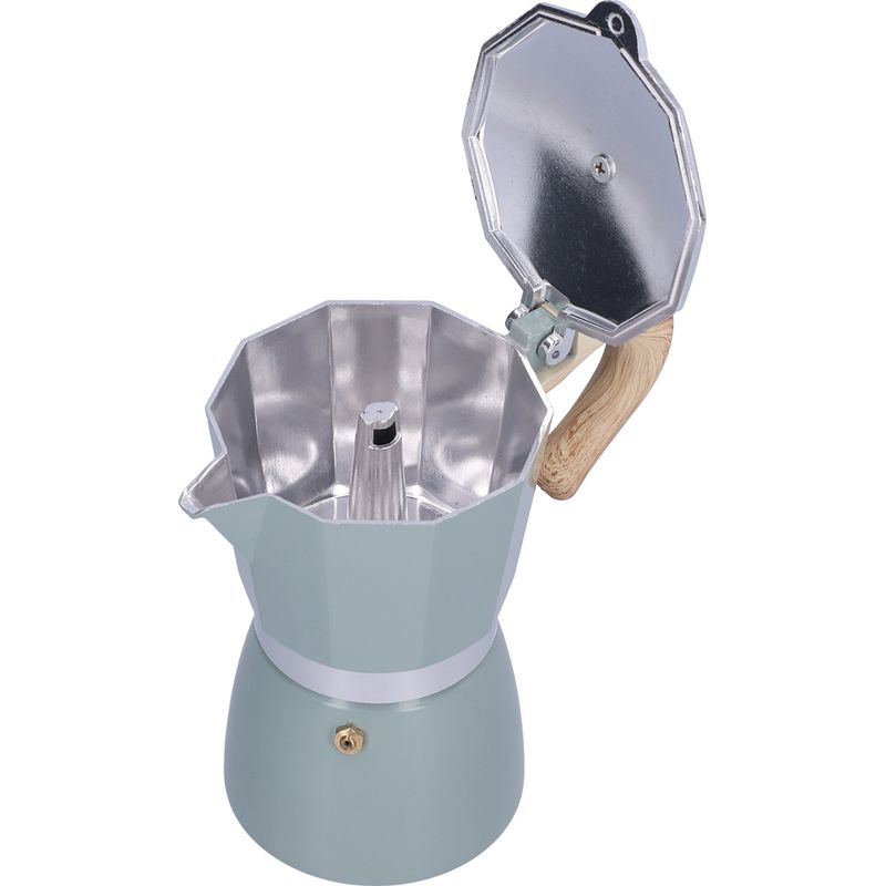 300-ml-mokakanne – Kaffeekessel Für Gas-, Ethanol- Und Elektroherde – Cyanblau
