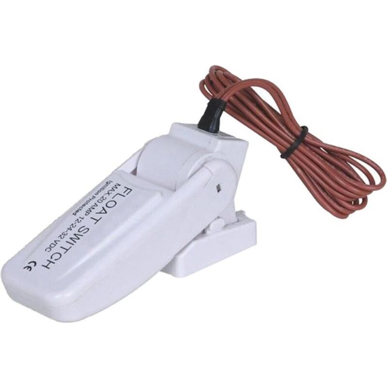 Automatischer Schwimmerschalter 12v/24v/32v – Schnelle Auslösung Bis Zu 14a – 18 Awg Kabel – Quecksilberfreier Mechanismus Für Yachten Und Boote