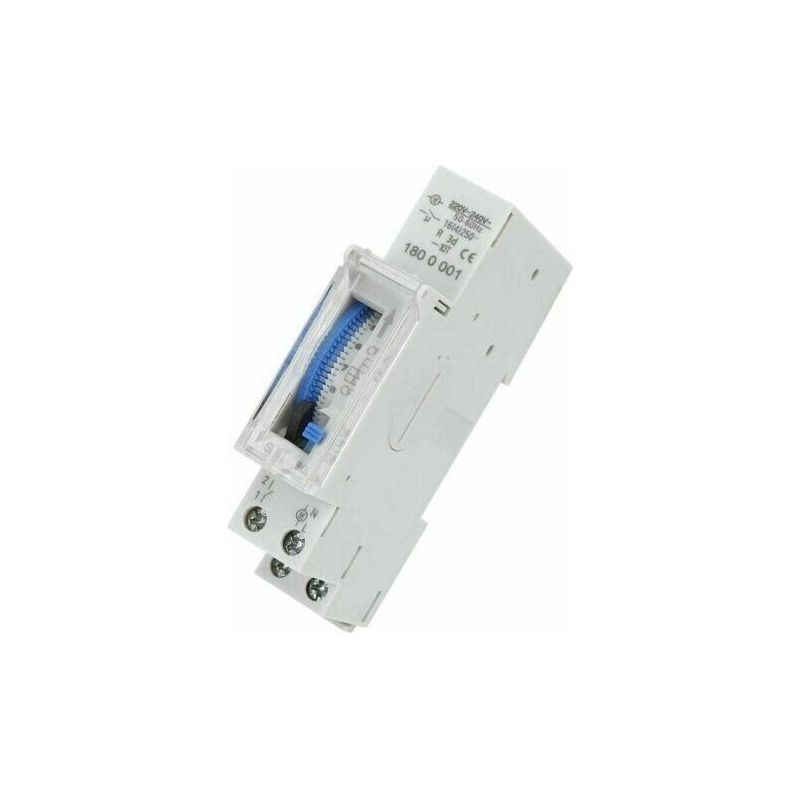 Mechanischer Programmierbarer Zeitschalter - Timer 15min Bis 24h - Stromstärke 16a - Spannung Ac 220-240v - Din-schienenmontage - Sul180a