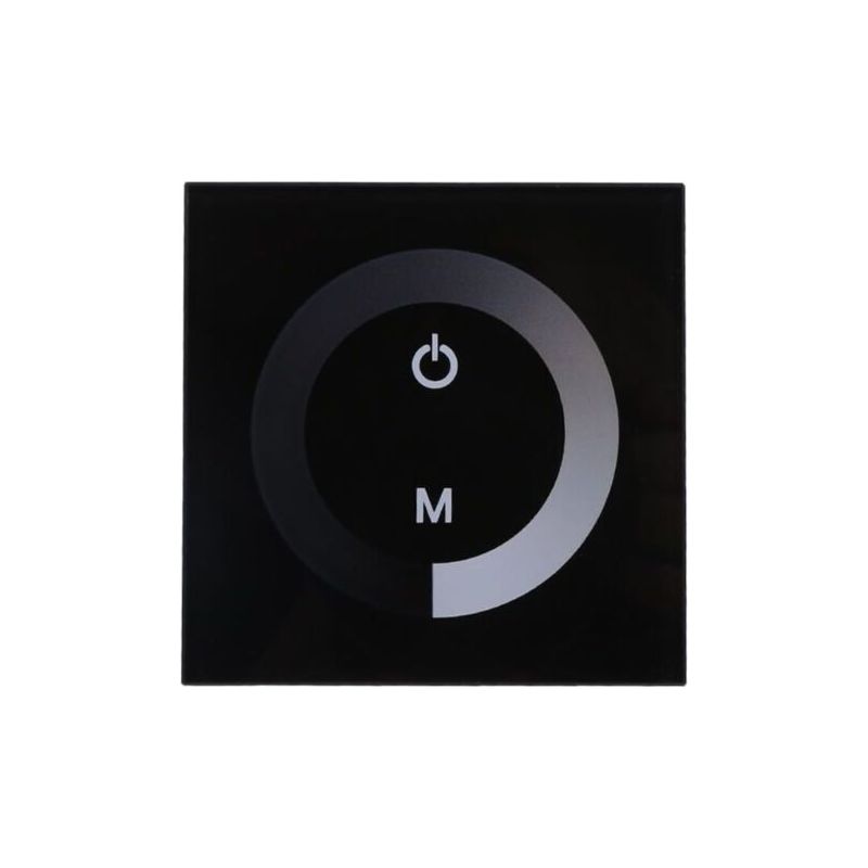 Dimmbares Licht, Dimmbares Led-touchpanel, Monochromer Dimm-wandschalter-controller, Geräuschloses Dc 12v-24v Touchpanel-led-streifenlicht Mit Fernbedienung