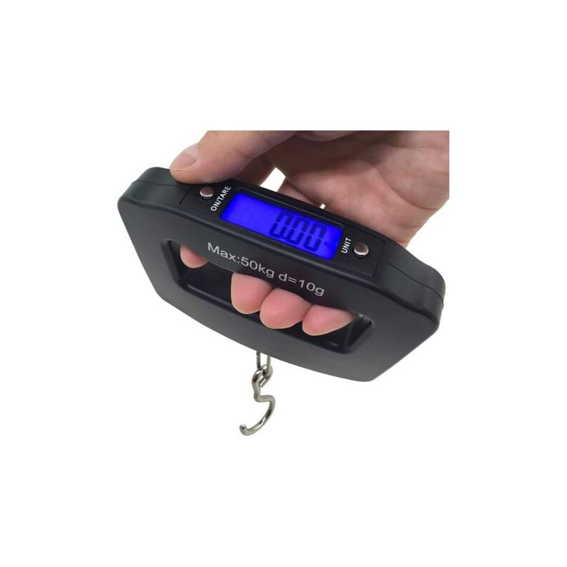 50 Kg 10 G Lcd Elektronische Digitale Tragbare Hängewaage Für Reisegepäck