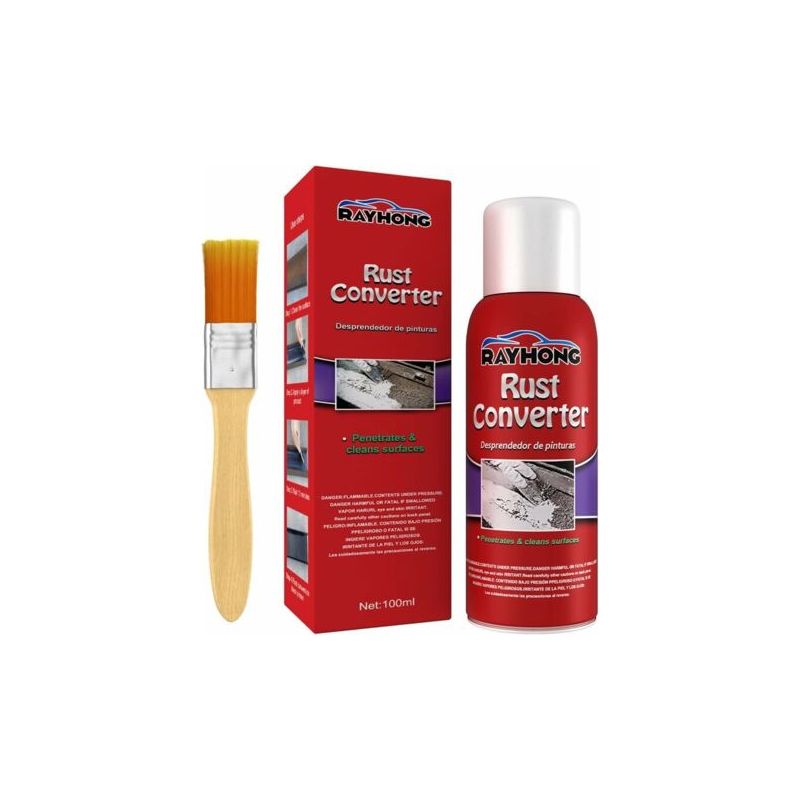 Mehrzweck-rostentferner, Rostschutzmittel, Auto-chassis-rostentfernungsspray Mit Bürste, Wartungsreinigungs-rostentferner, 100ml