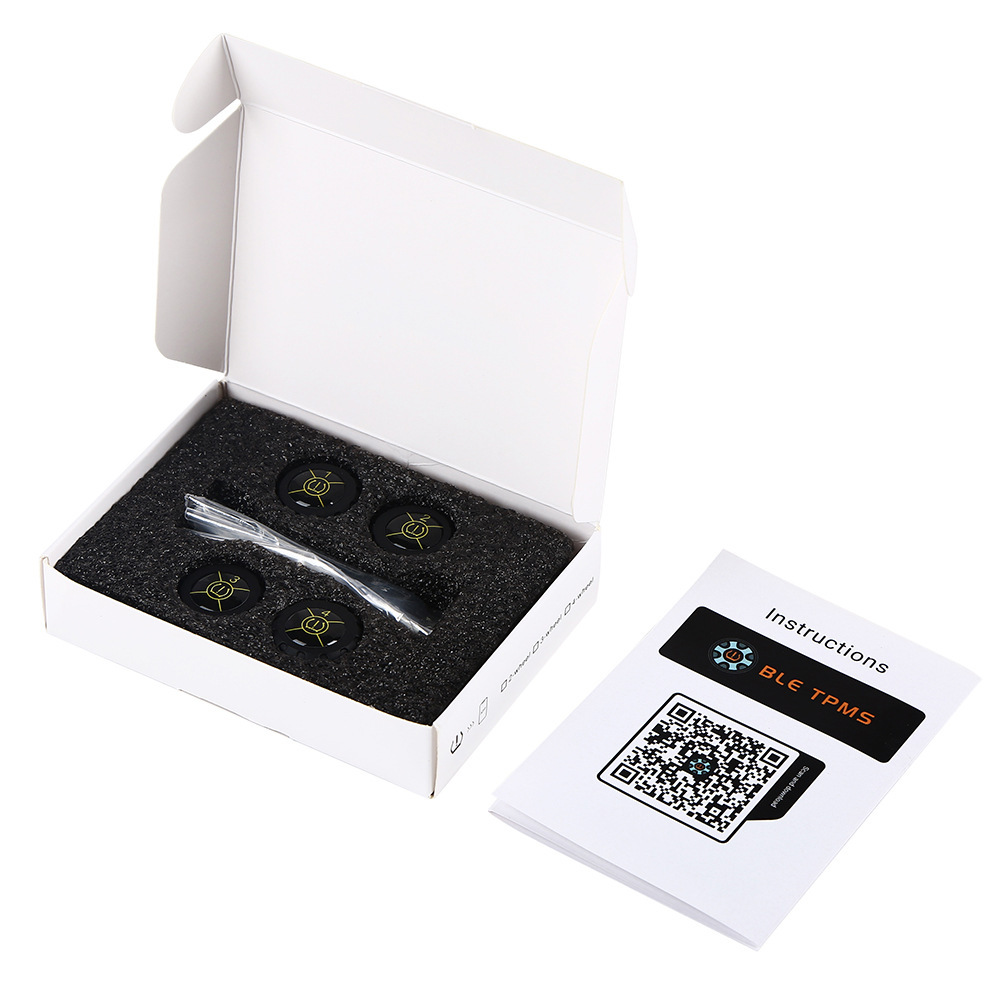 Bluetooth Tpms-sensor Für Autos, Reifendruck- Und Temperaturüberwachung, Sicherheitsalarm, Smartphone-kompatibel, Hohe Präzision-alovez-wcy