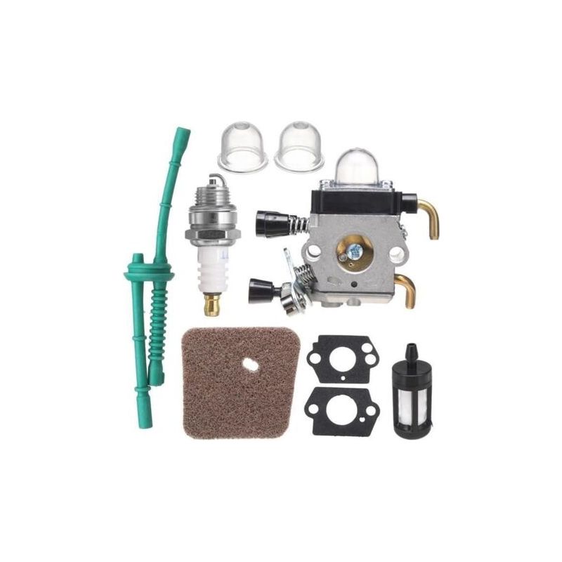 Vergaser Mit Luftfilter Und Kraftstoffschlauch Für Stihl Fs38 Fs45 Fs46 Fs55 Km55 Fs85 Freischneider