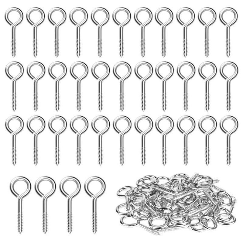 M3-schraubring Aus Edelstahl 304, 40 Stück Pro Packung, 40 Mm Länge, Tragfähigkeit Bis Zu 8 Kg. Zum Befestigen Und Aufhängen.