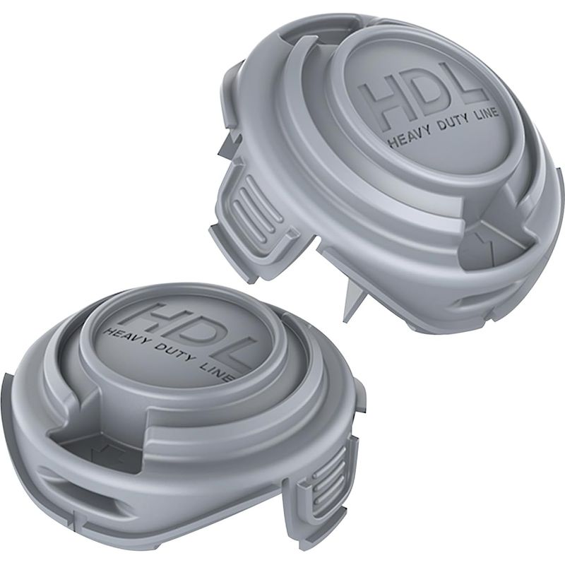 2 Kompatible Black+decker 90588530 Freischneider-spulenabdeckungen, Ersatzkappen Für Black + Decker Stc5433 Type1, Stc5433pc Typ 1 Trimmer (2 Kappen)