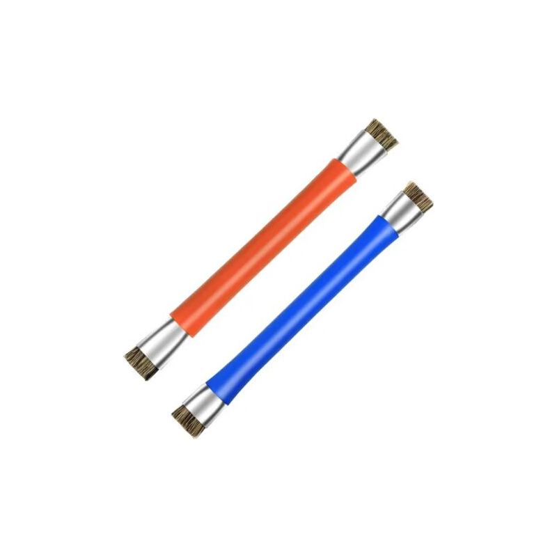 Bst-71 Doppelkopf-gesichtsreinigungsbürste Wildschweinhaarbürste Antistatische Reinigungsbürste Für Die Reparatur Von Mobiltelefon-motherboards - 2 Stück