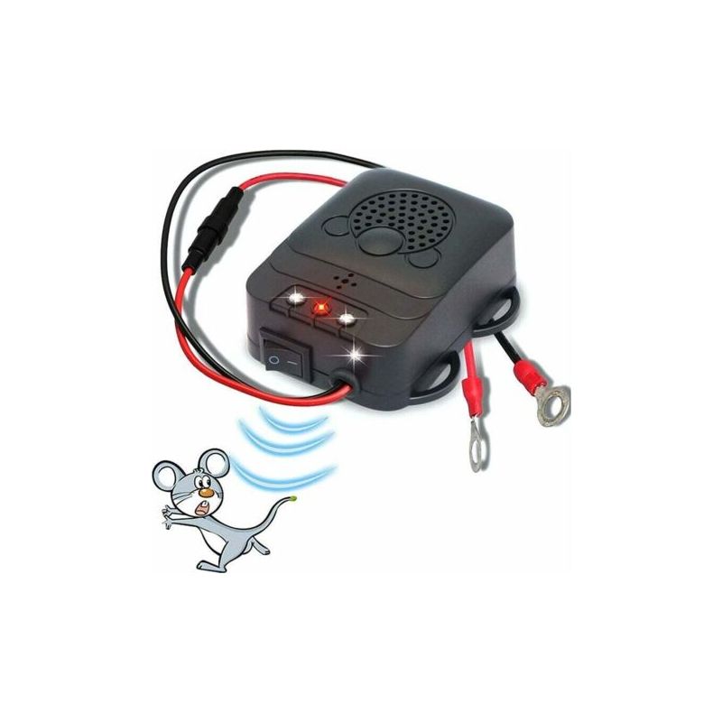 Ultraschall-repeller Für Autos, Elektronischer Anti-ratten-vertreiber Mit Led-blinklichtern Für Auto, Scheune, Küche