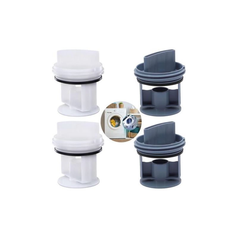 4er-pack Fussel-filter - Ersatzteile Für Die Meisten Waschmaschinen- Und Trocknermodelle (blau/weiß)