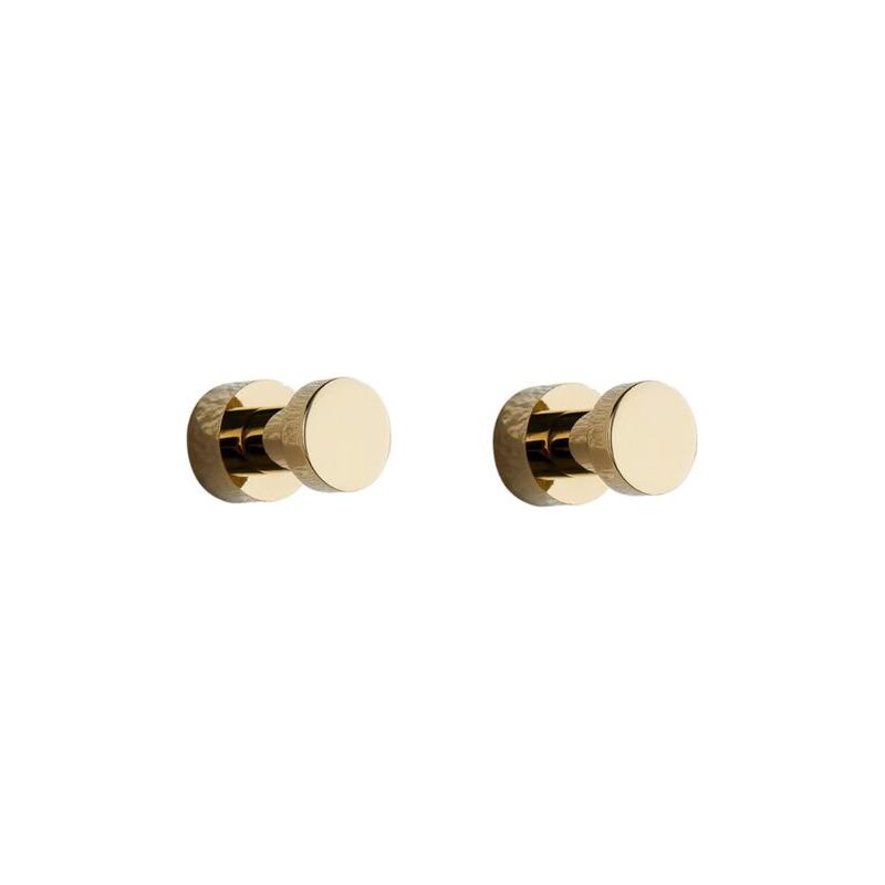 Wandhaken, Handtuchhaken Für Badezimmer, Küche, Tür, Schrank & Garderobe, 2er-pack, Messing (gold)