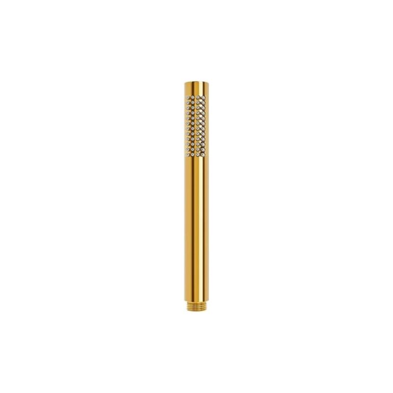 Einhandbrause Für Durchlauferhitzer, Mit 48 Anti-kalkdüsen, Doppelwandiger Handbrause (gold).