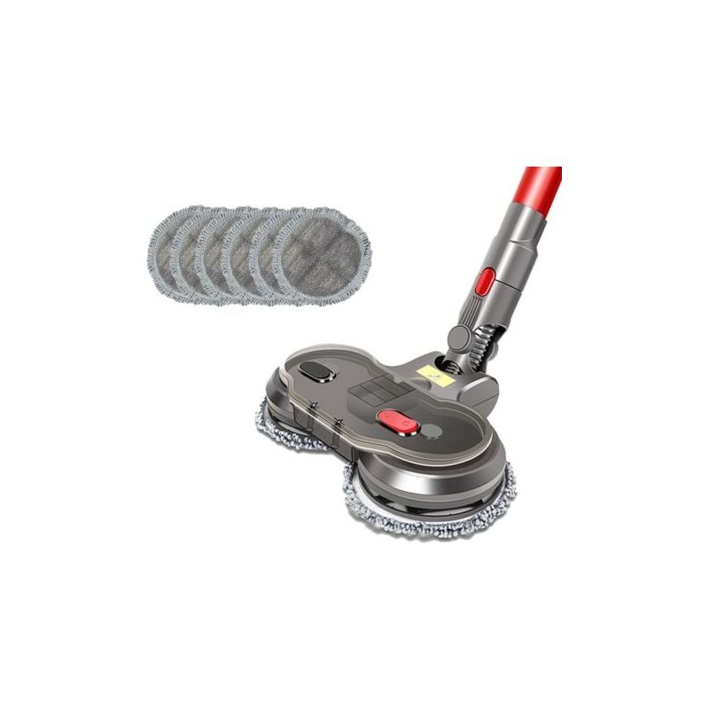 Nass- Und Trocken-elektromoppkopf Kompatibel Mit Dyson V7 V8 V10 V11, Austauschbare Teile Mit Wassertank, Moppkopf, Mopp-pads, Wasserbehälter