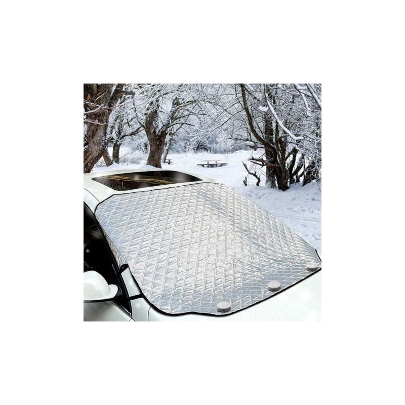 Magnetische Windschutzscheibenabdeckung, Auto-windschutzscheiben-schneeabdeckung, Windschutzscheiben-gelabdeckung, Eisabdeckung - 157x126cm